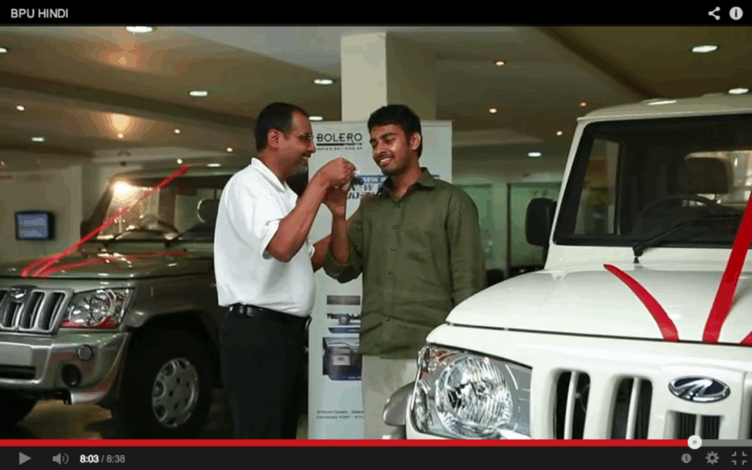 Team Samahaara Update: Mahindra ad